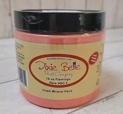 Dixie Belle Chalk Mineral Paint 16 oz FLAMINGO Zero Voc’s