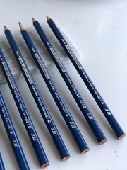 50 VINTAGE SEMI-HEX DRAWING SKETCHING PENCILS NO.497 GENERAL PENCIL (2H, B, 4B)