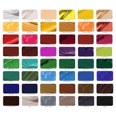 Oil Paint Set, 48 Colors, 48 x 0.4 fl oz (12 ml) Tubes, Lightfast Heavy Body …