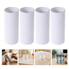 40Pcs Reusable Craft Paper Tubes White Cardboard Rolls for School Art and DIY