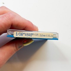 Light BLUE Chartpak Pressure Sensitive Graphics Tape 1/16″ 6215