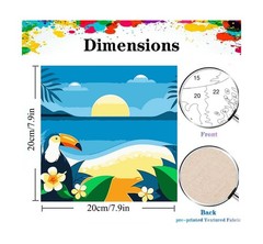 AOSGEDY 4 Pack Paint by Numbers for Adults and Kids Beginner，Landsc… Fa