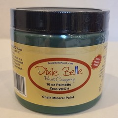 NEW Dixie Belle Chalk Mineral Paint 16 oz Palmetto Green Zero Voc’s