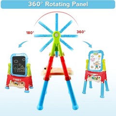 Portable Kids Art Easel with Painting Accessories