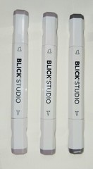 Blick Art Materials Studio Alcohol Ink Markers Set of 3 Warm Gray 50% 70% 90%