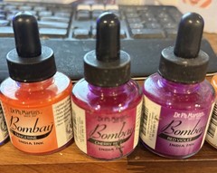 Dr. Ph. Martin’s Bombay India Ink set (13 1oz bottles Assorted Colors)