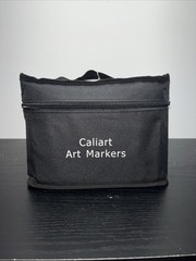 Caliart Art Markers Set Multicolor Solid Finish with Carrying Case