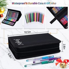 Aen Art Gel Pens for Adult Coloring Books, 80 Count (Pack of 1), Multicolor