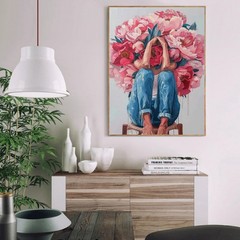 Flowers Women Paint by Numbers Kits for Adults Flowers Adult Paint by Number…