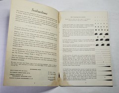 Paasche 21 Airbrush lessons for beginners 1959 12 Pages Drawing Art Instructions