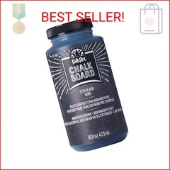 FolkArt FA2725 Multi-Surface Chalkboard Paint (16 Ounce), 2725 Black