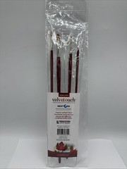 Princeton Velvetouch Long Handle Set 4 Brushes Professional Artist Brushes 3900