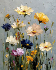 Paint by Numbers Kit for Adults Beginner, Wild Flowers Adult Paint