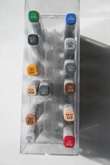 SET OF 12 COPIC VARIOUS INKS REFILLS BRAND NEW SEALED + 1 Xtra (13 tl) Ltly USED