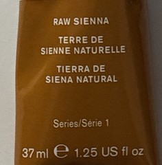 Winsor and Newton Winton Oil Colour 1.25 oz. Raw Sienna