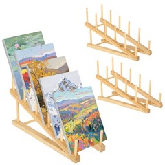 3 Pack Small Art Drying Rack Art Storage Rack for Classroom 5 Layers Paint Di…