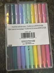 Marvy Uchida LePen PASTEL Colors 4300-10P Pens Micro-Fine Plastic Point