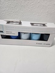 Modern. Winter Acrylic Paint Set — Blue & White Hues