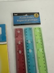 Construction Paper 36 /assorted Sheets E2D + 3 Plastic Rulers – Free Shipping