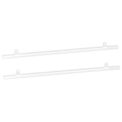 PVC Poster Hanger Rail Strip 45cm/18inch with Clips,2 Set