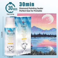Diamond Painting Sealer 2 Pack 240ML 5D Glue 8OZ, Clear