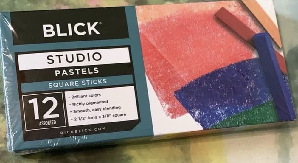 Blick Studio Pastels Square Sticks 12 Assorted Artists’ Pastels Multicolor