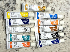ART STUDIO By Battat Vintage Acrylic Paint Lot of 11 12ml Tubes Unopened New