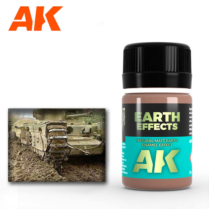 AK Interactive AK017 Weathering Earth Effects Enamel 35ml – US