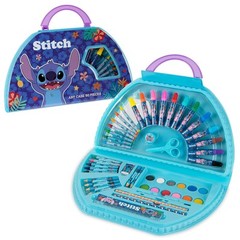 Disney Stitch Art Set for Kids Complete Coloring Supplies in Handy Case