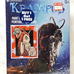 Legendary Krampus Paint by Numbers Kit 12 Acrylic Paints 2022 Get Your Geek On