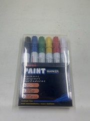 Uni 6-Pack Paint Markers Medium Line New In Package