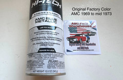 AMC Blue Metallic Engine Paint. Original Factory Color AMC ’69 to mid-73′