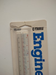 C-Thru Plastic Triangular Engineering Scale TS-657