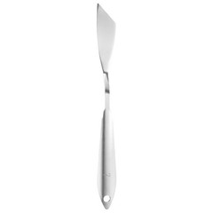 Painting Palette Knife 8.39″ Stainless Steel Angled Blade Silver