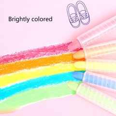 Non Dustless Chalk Set w/ Holder Colorful Art Tool for Kid Drawing Writing