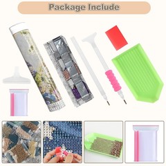 Baseball Diamond Painting Kits for Adults, American Flag Diamond Art Dots 5D F