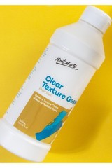 Premium Clear Texture Gesso Acrylic Medium 16.9 Oz 500ml Art Primer Coating Gel