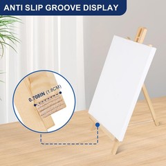 ESRICH 2pk 17″ Tripod Tabletop Easels for Kids, Students, Canvas Art & Painting