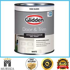 1 Qt. Bright White Gloss Interior And Exterior Gel Oil Paint