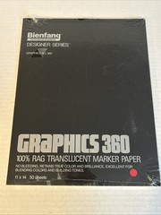 Bienfang Graphics 360 Marker Paper 11”x14” 50 Sheets