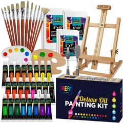 Oil Paint Set for Adults and – Art Supplies Painting Kits with 24 Oil Paints,…