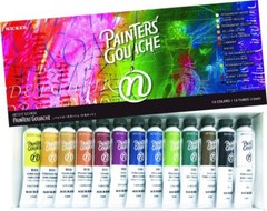 NICKER Opaque watercolor Paint Painters gouache 13 Colors Set PTG13 12ml