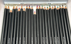 Stampin’ Up! WATERCOLOR PENCILS Set of 24 Acid Free Colored Pencil Vintage 2000