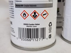6 PACK – Rust-Oleum Industrial Choice Caution Yellow Field Marking Paint 17 oz