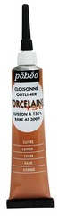 Porcelaine 150 China Paint Outliner 20 ml Tube Copper 036009 Art Supply