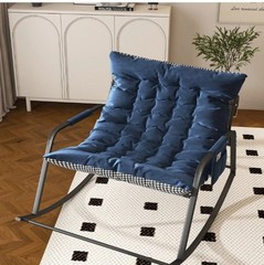 Rocking Chair with Storage, Cushions & Armrests, All-Season Comfort Lounge Recli