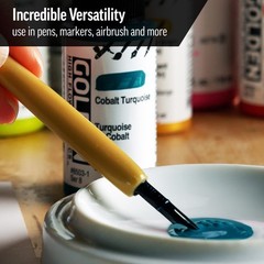 High Flow Acrylics by GOLDEN, Fluorescent Violet, 4 fl. oz. Bottle, Professio…