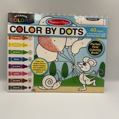 New Melissa & Doug Color By Dots 40 Coloring Pages Early Childhood Activity Pad