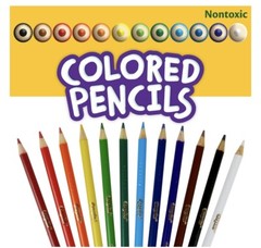 New in Box Crayola Colored Pencils 2 Sets 12 pcs – Pre-Sharpened, Bold Colors