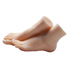 SZLYTYUN A Pair of Silicone Female feet Models Realistic Life Size Silicone M…